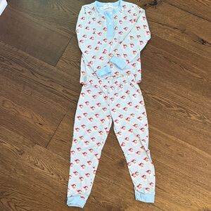 Adorable Kids Pajama Set with Red and Blue Pattern